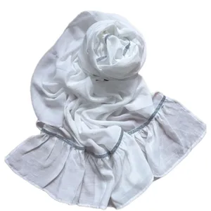 شال زنانه مدل حاشیه چیندار