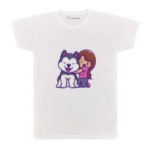 تی شرت بچگانه پرمانه طرح حیوانات بامزه کد pmt.5984