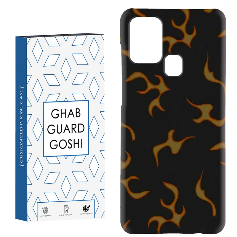 کاور قاب گارد گوشی طرح اتیش کد Dimo-936 مناسب برای گوشی موبایل سامسونگ Galaxy A21s