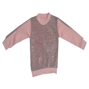 سویشرت دخترانه مدل پولکی کد 1001