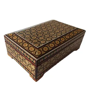 جعبه جواهرات خاتم کاری کد 484