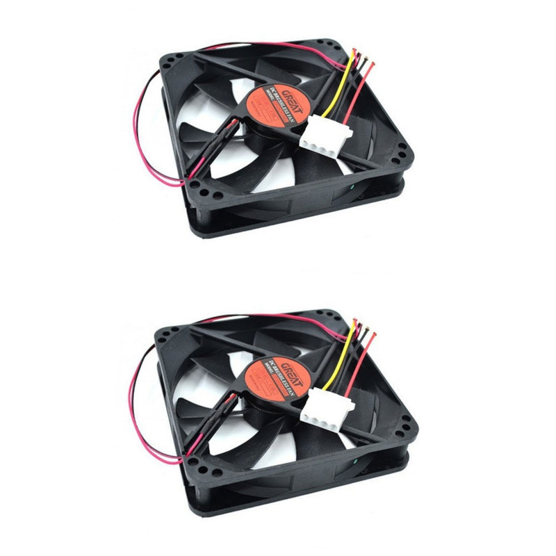 فن کیس گریت مدل 12CM12V بسته شش عددی