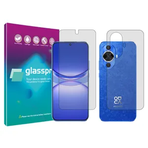 Glasspro Resistant model Transparent screen protector suitable for Huawei Nova 12s mobile phone Along with the phone back protector