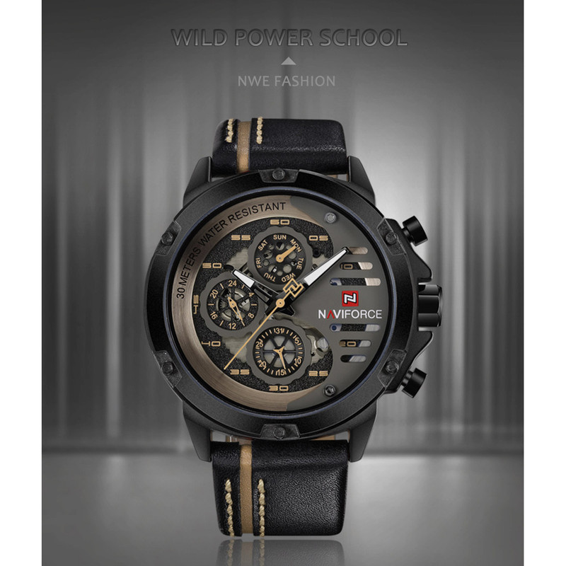 ساعت مچی عقربهای مردانه نیوی فورس مدل 91-10 کد 02 ساعت مچی عقربهای مردانه نیوی فورس مدل 91-10 کد 02