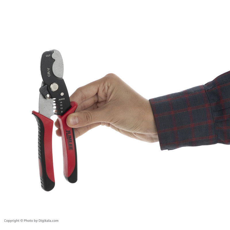 انبر کابل بر و سیم لخت کن جوملی کد 1664 سایز 8 اینچ