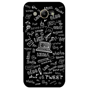 Megafone Social Media 1898 Cover For Huawei Y3 2017 / Y3 2018