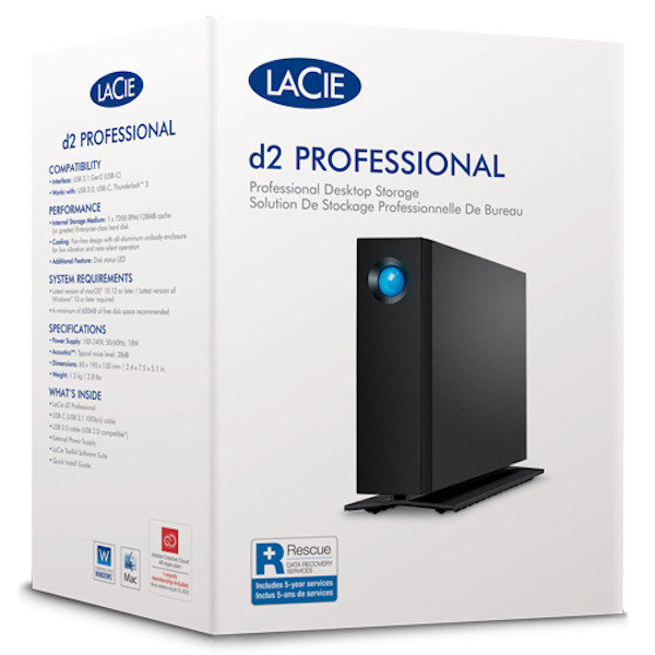 هارد اکسترنال لسی مدل d2 Proffesional STHA10000800 ظرفیت 10 ترابایت
