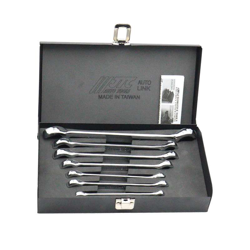 آچار دوسر رینگی جی تی سی مدل چاکدار کد YP-TAIWAN-CHAKDAR-7PCS