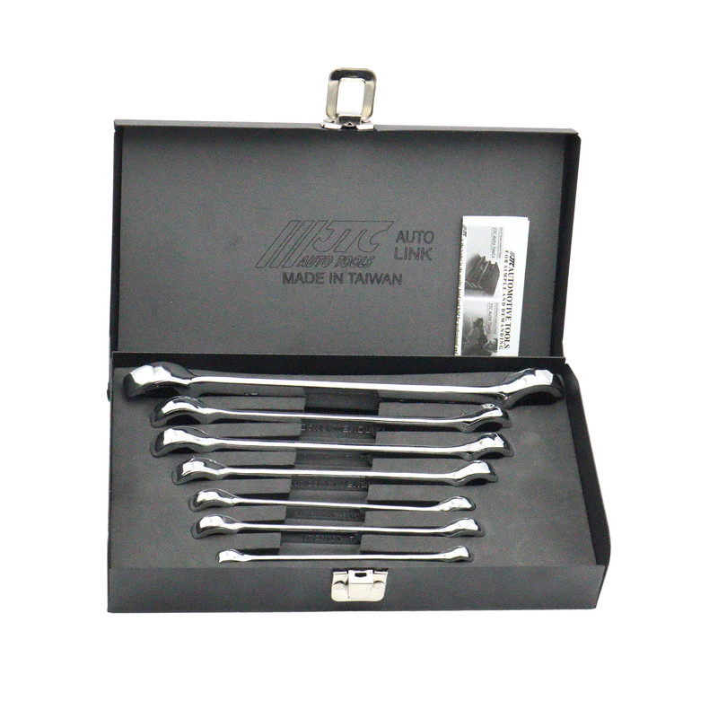 آچار دوسر رینگی جی تی سی مدل چاکدار کد YP-TAIWAN-CHAKDAR-7PCS