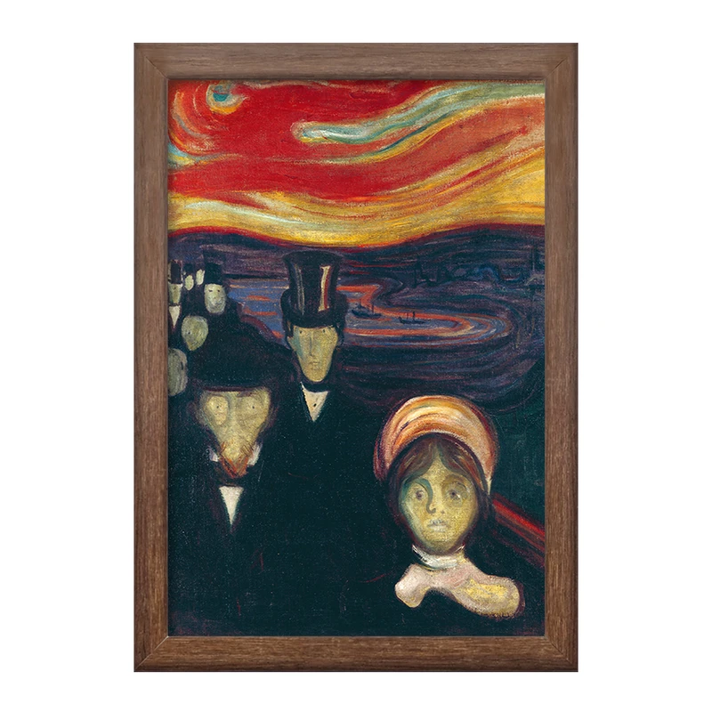 تابلو خندالو طرح نقاشی اضطراب ادوارد مونک کد F12490