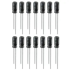 خازن الکترولیت 22 میکروفاراد 16 ولت نیچیکون مدل SK-2216 بسته 16 عددی