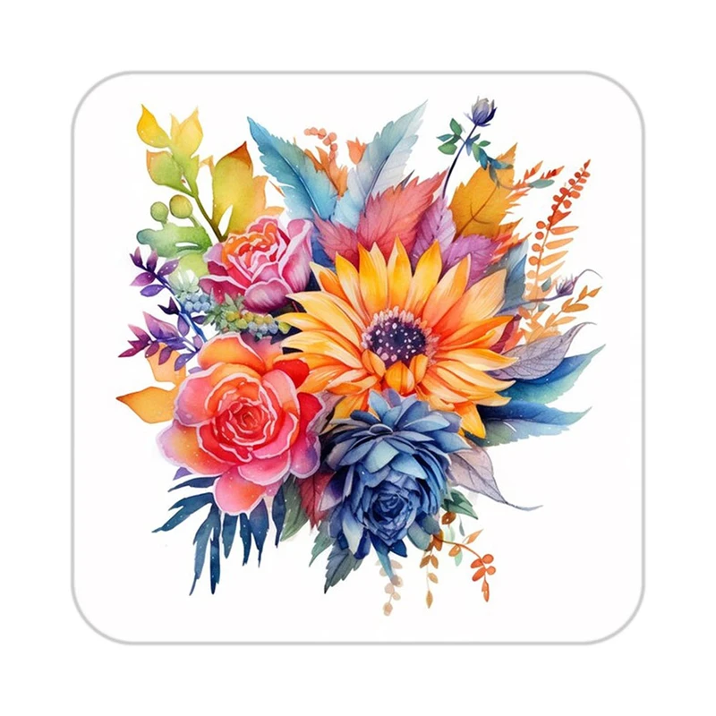 زیر لیوانی کاکتی طرح گل مدل mp18929