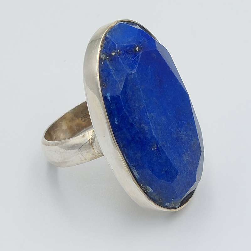 انگشتر نقره زنانه مدل لاجورد کد 20580