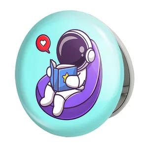 آینه جیبی خندالو طرح فضانورد مدل تاشو کد 25087 