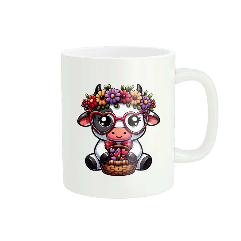 ماگ پاد آفرین مدل عشق طرح کارتونی کیوت کد PM1587