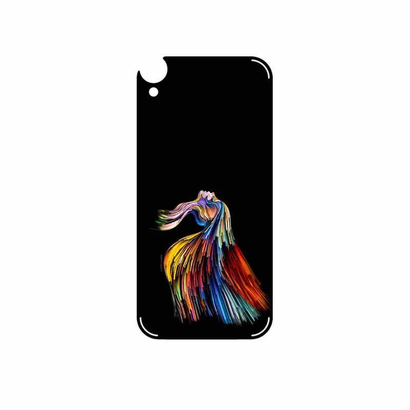 برچسب پوششی ماهوت مدل Rainbow Hair Digital Art مناسب برای گوشی موبایل اچ تی سی Desire 820