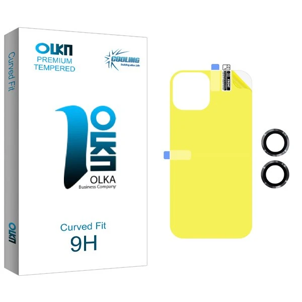 محافظ پشت گوشی کولینگ مدل Olka مناسب برای گوشی موبایل اپل iPhone 11  به همراه محافظ لنز گوشی