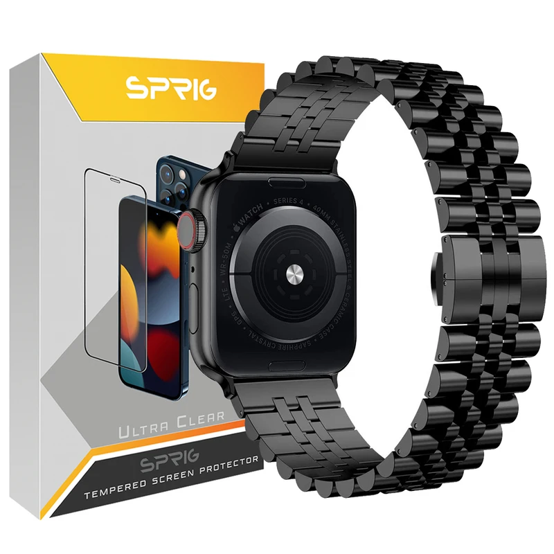 بند اسپریگ مدل RLX مناسب برای اپل واچ Series 7 Aluminum 41mm