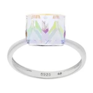 انگشتر نقره زنانه کوبیک مدل QB-4105