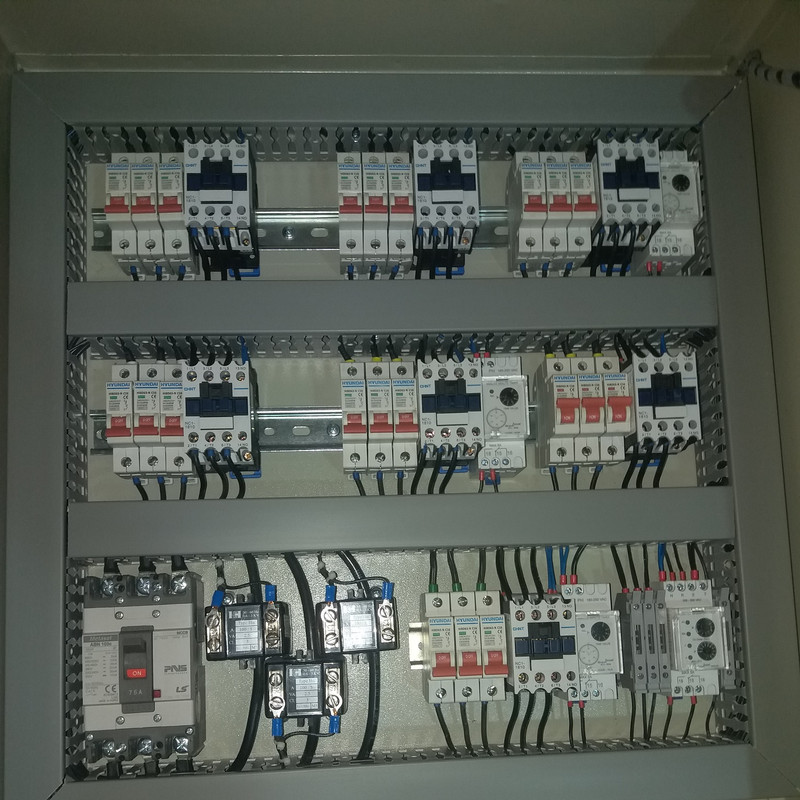 تابلو برق صنعتی 21 خروجی 3 فاز مدل 67200w