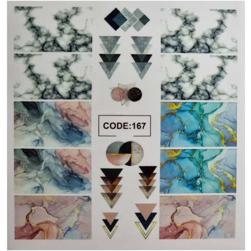 لنز ناخن مدل CODE167