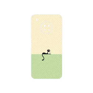 MAHOOT Minimal Internet Cat Icon Cover Sticker for Huawei Y9a