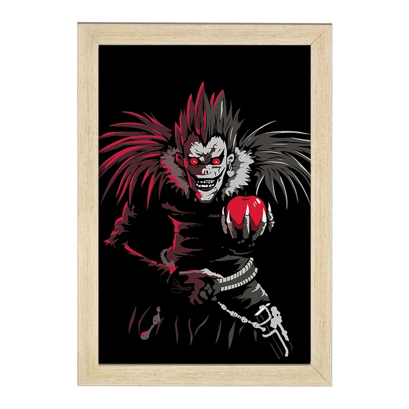 تابلو خندالو مدل شینیگامی ریوک انیمه دفترچه مرگ Death Note  کد 11323