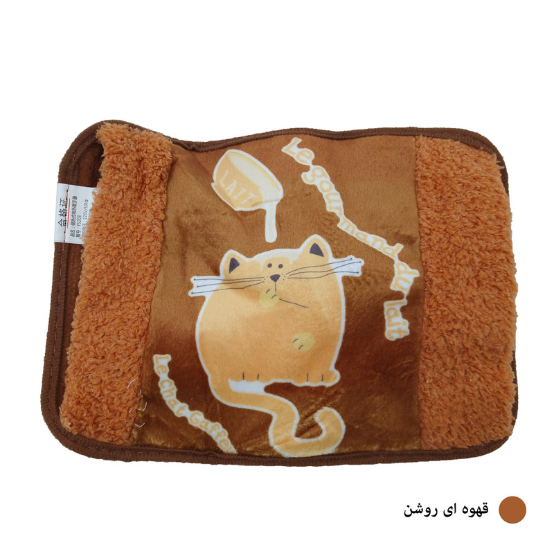 کیسه آب گرم برقی مدل گربه با ظرفیت 800 میلی لیتر