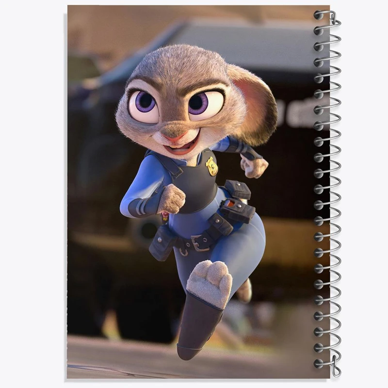 دفتر برنامه ریزی 50 برگ خندالو طرح انیمیشن زوتوپیا کد 1019