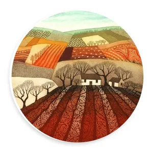   دیوارکوب طرح نقاشی انتزاعی مزرعه مدل wtb793