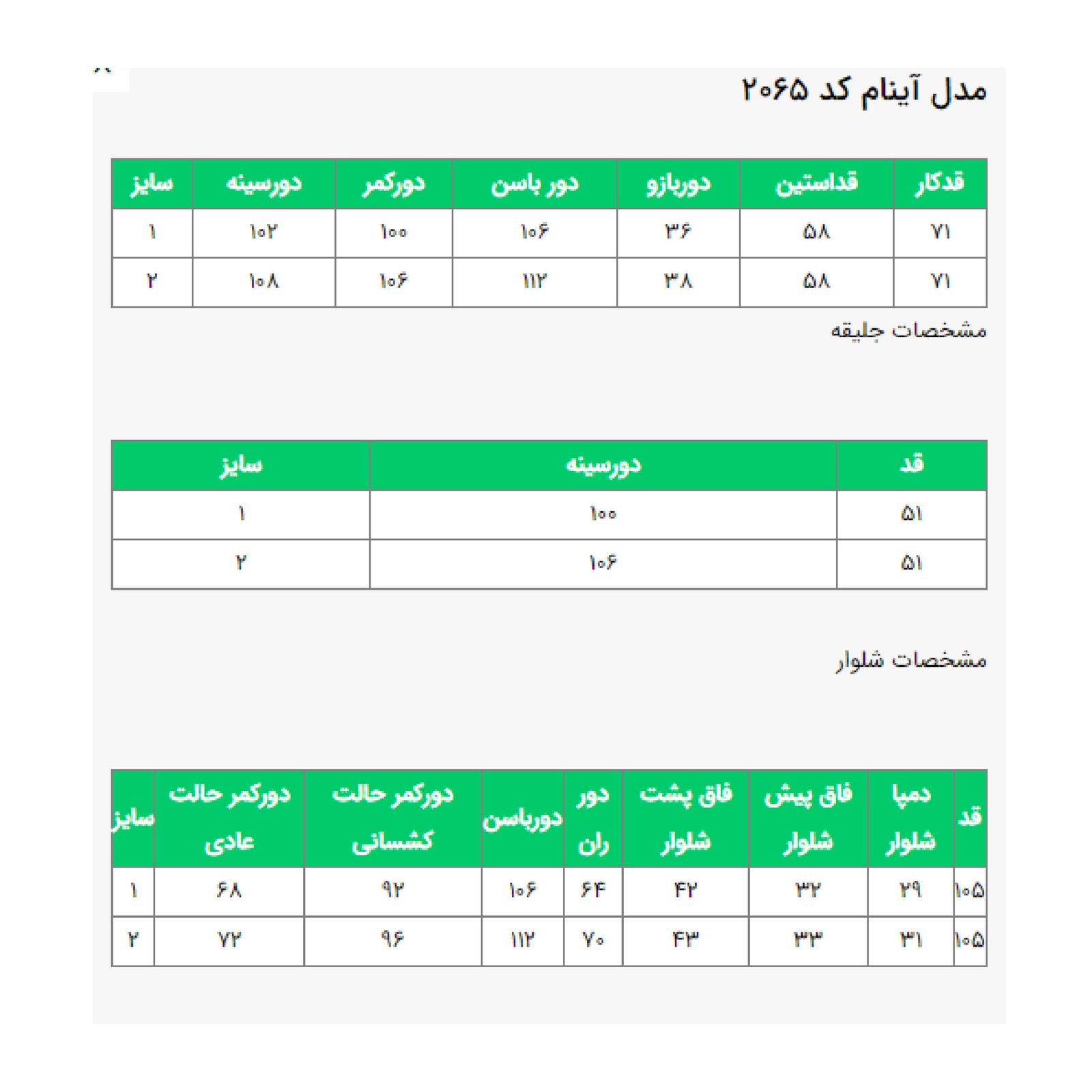 ست 3 تکه لباس زنانه السانا مدل آینام کد 206501 -  - 16