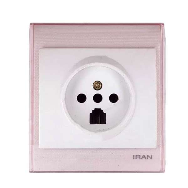 پریز تلفن ایران الکتریک مدل 2008S
