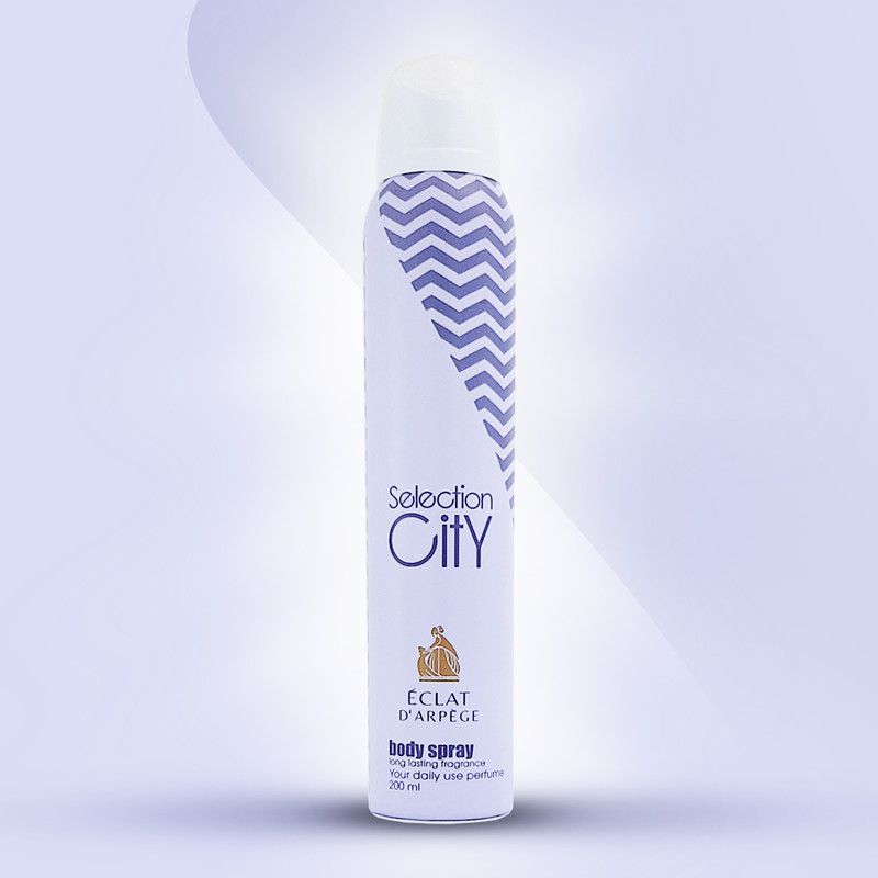 اسپری خوشبوکننده بدن زنانه سلکشن سیتی مدل Eclat حجم 200 میلی لیتر