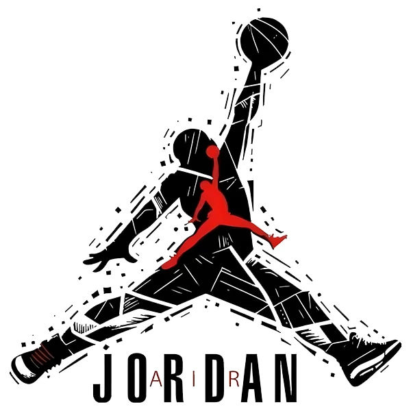  استیکر پارچه و لباس پاد آفرین طرح بسکتبال کد 4965