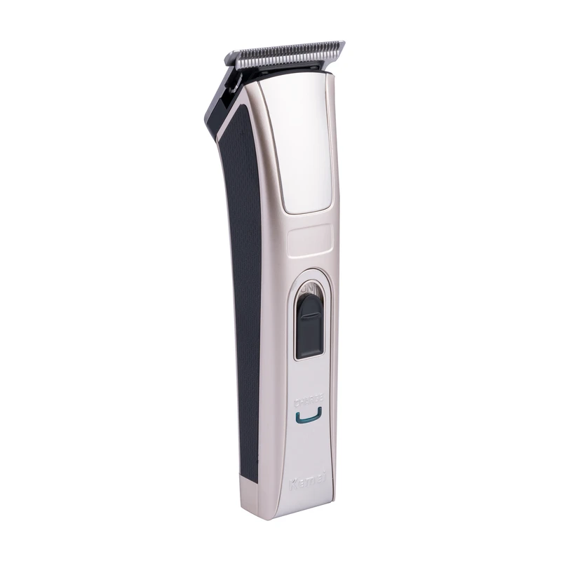 ماشین اصلاح سر و صورت کیمی مدل KM-5017، منبع انرژی باتری قابل شارژ، تکنولوژی اصلاح به صورت برش مستقیم، اندازه اصلاح 0.5 میلی‌متری، مدت زمان شارژ 120 دقیقه و مدت زمان استفاده پس از شارژ 45 دقیقه، به همراه 4 عدد شانه، روغن، قابل شستشو، ضد حساسیت
