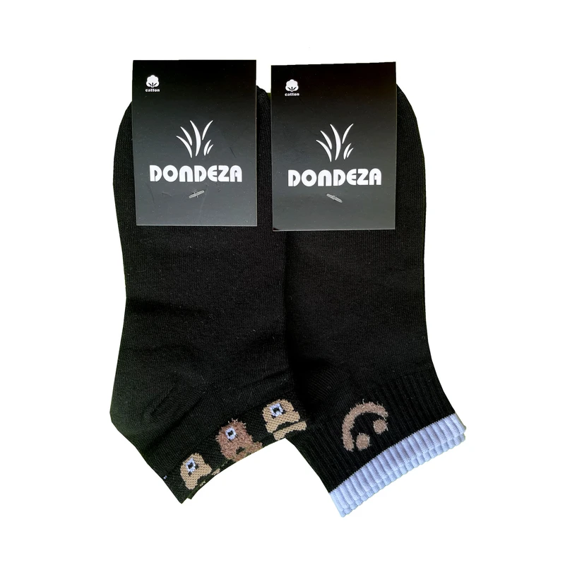 جوراب  ساق کوتاه زنانه دون دزا کد 1021 بسته 2 عددی
