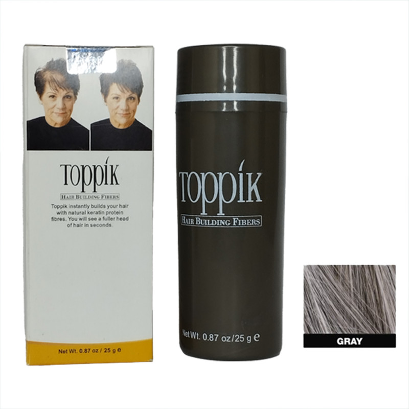 پودر پرپشت کننده مو تاپیک مدل FIBER وزن 25 گرم رنگ جوگندمی