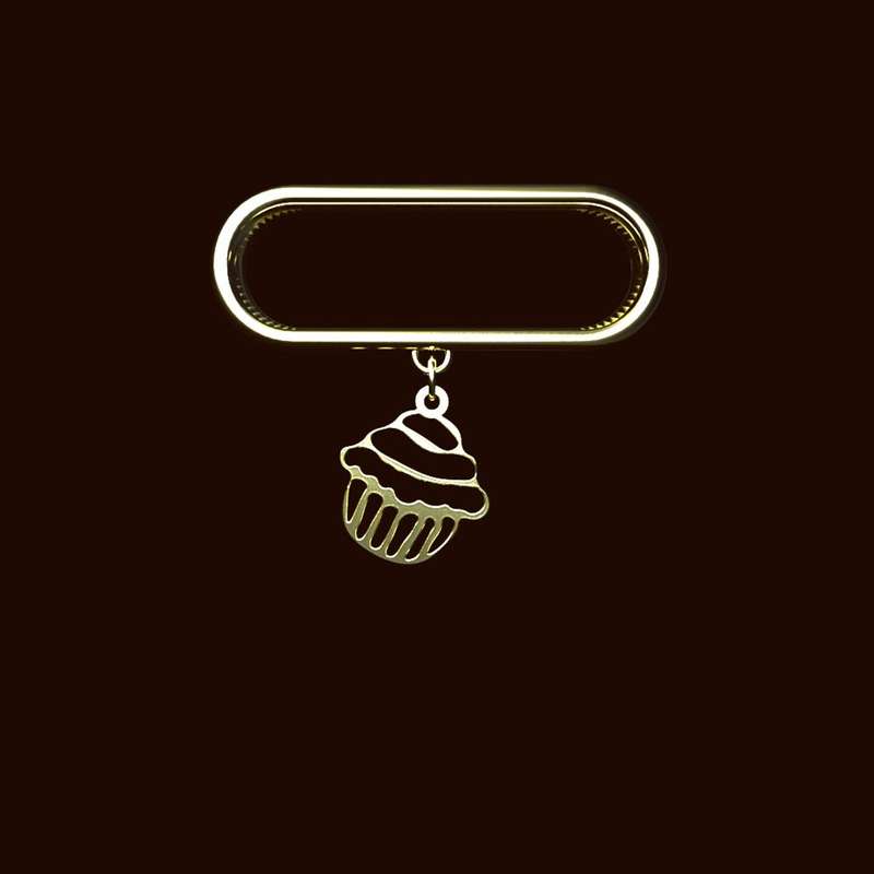 آویز ساعت طلا 18 عیار زنانه مدوپد مدل شیرینی کد SI1-1004 آویز ساعت طلا 18 عیار زنانه مدوپد مدل شیرینی کد SI1-1004