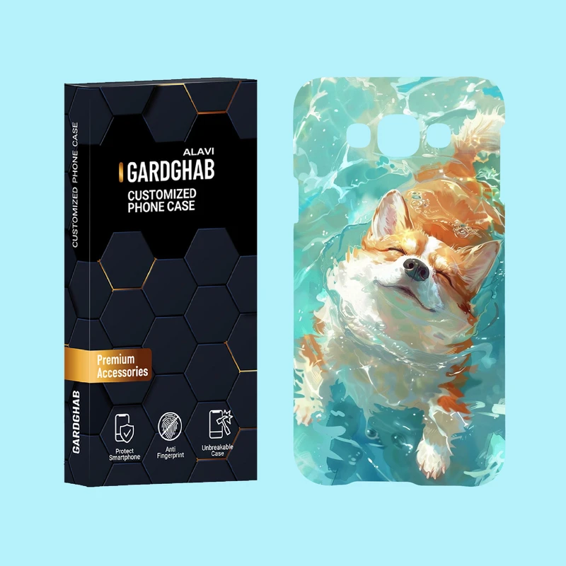 کاور گارد قاب علوی مدل حیوانات مناسب برای گوشی موبایل سامسونگ Galaxy E7 2015