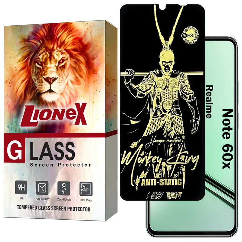 محافظ صفحه نمایش لایونکس مدل ANTGL20 مناسب برای گوشی موبایل ریلمی Note 60x