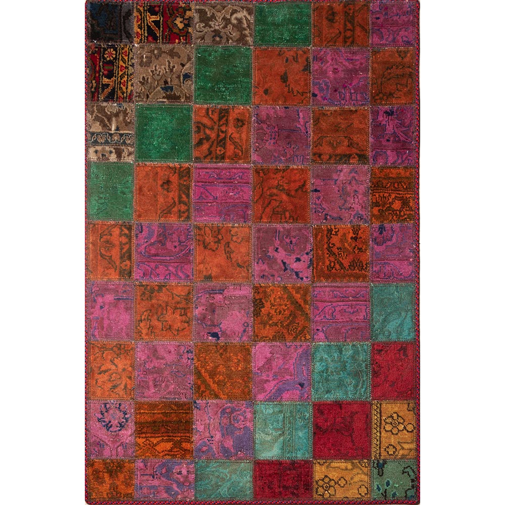 کلاژ فرش دستبافت یک و نیم متری کد FT27