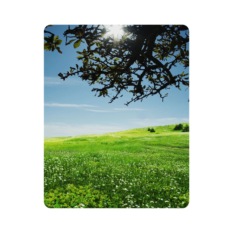ماوس پد اطلس آبی طرح دشت و آسمان و درخت و طبیعت مدل T7087