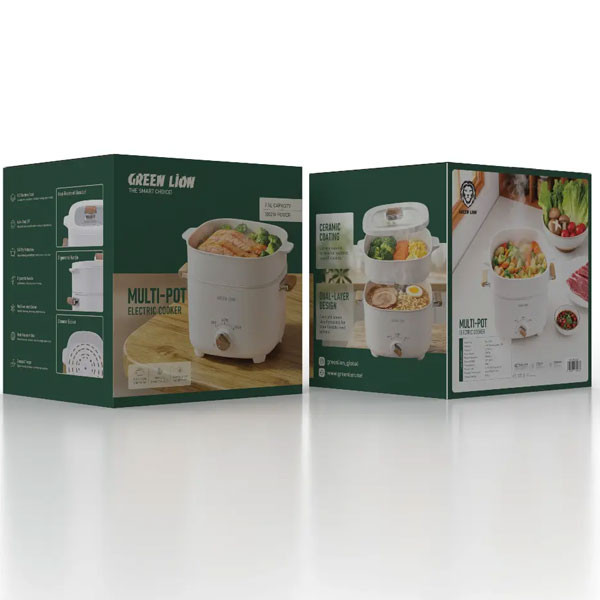 مولتی کوکر 2.5 لیتری گرین لاین مدل Multi-Pot GL-EC35 