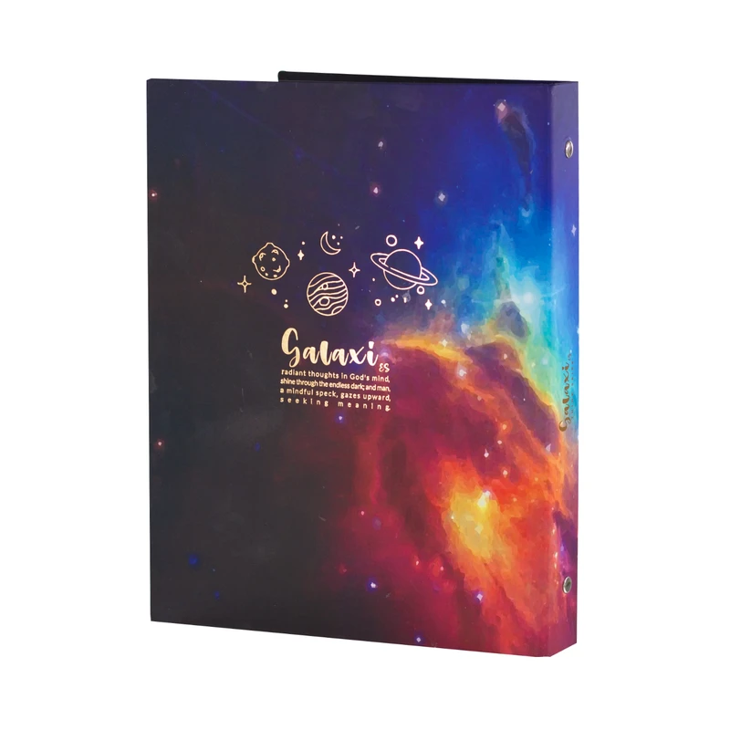 دفتر کلاسوری 100 برگ مدل کهکشانی کد KT26-04