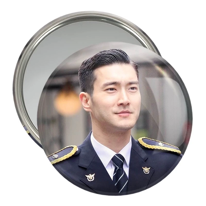 آینه جیبی خندالو مدل شیوون گروه سوپر جونیور Super Junior  کد 21433