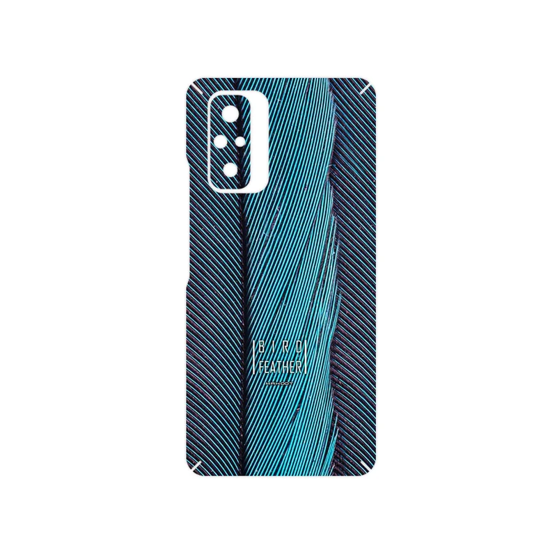 برچسب پوششی ماهوت مدل Turquoise feathers مناسب برای گوشی موبایل شیائومی Redmi Note 10 Pro Max