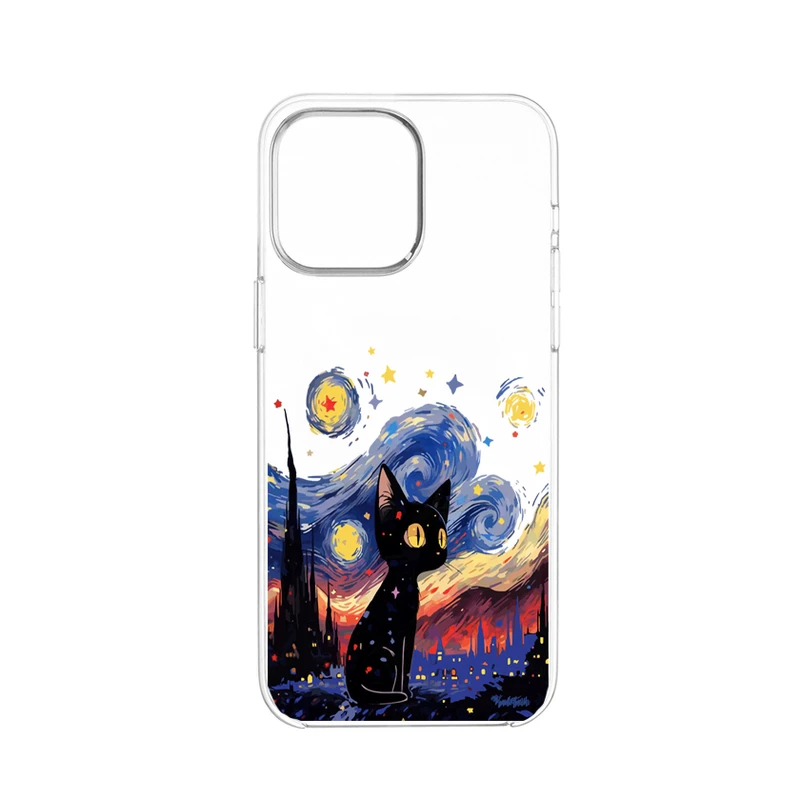 کاور طرح Black Cat  مناسب برای گوشی موبایل اپل Iphone 14 Pro