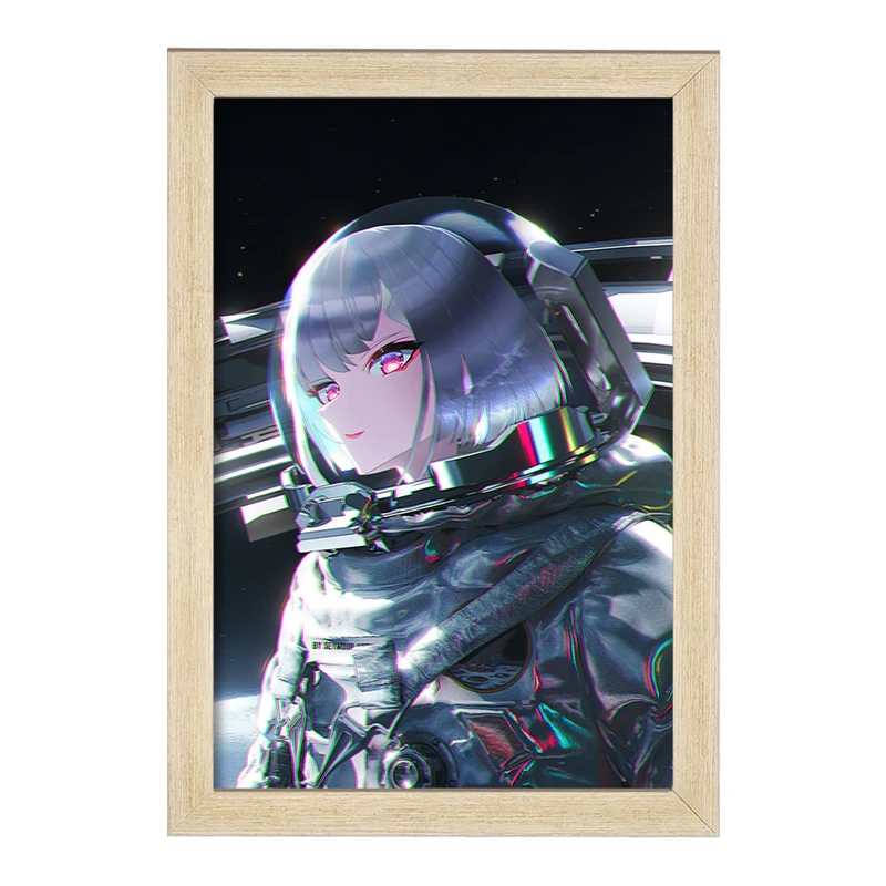 تابلو خندالو مدل لوسی انیمه سایبر پانک Cyberpunk  کد 22435