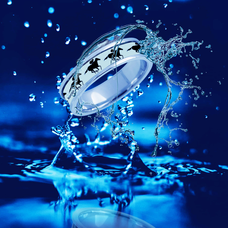 انگشتر ناکسیگو مدل شب تاب طرح اسب سواری کد RN14728 انگشتر ناکسیگو مدل شب تاب طرح اسب سواری کد RN14728