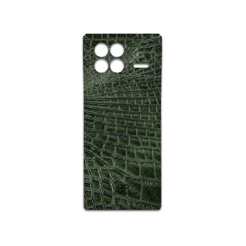 برچسب پوششی ماهوت مدل Green-Crocodile-Leather مناسب برای گوشی موبایل شیائومی Mix Fold 3